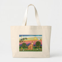 Abyssinian (red 18) - Bright Country Canvas Bags