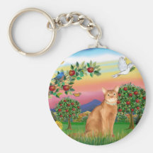 Abyssinian (red 18) - Bright Country Key Chain
