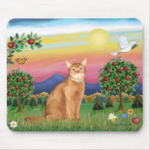 Abyssinian (red 18) - Bright Country Mousepads