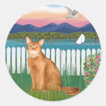 Abyssinien (rouge 18) - Jardin-Rivage Autocollants