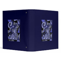 AC- Abstract Art Elephant Binder