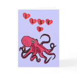 AC- Cute Octopus Love Card