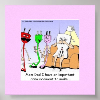 AC/DC Wiring Funny Relationship Gifts (Gay/Lesbian Posters by beardiethor123