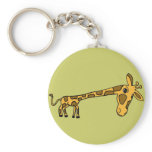 AC- Funny Giraffe Cartoon Keychain