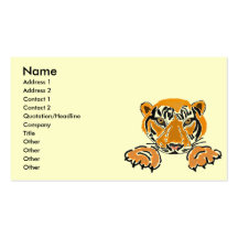 AC- Leaping Tiger Business Cards
