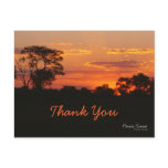 Acacia Sunset Thank You Postcard