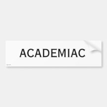 ACADEMIAC BUMPER STICKER