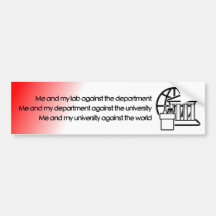 Academic's Creed Bumper Stickers