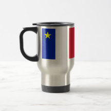 Acadia flag coffee mug
