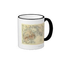 Acadia National ParkTopographic Panoramic Map Coffee Mug