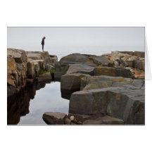 Acadia NP : sur le bout de la péninsule de Schoodi Carte De Vœux