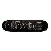 acaffinedc skate board deck