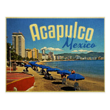 Acapulco Mexico Vintage Travel Postcards