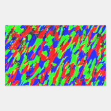 Accent Customizable Rectangle Stickers