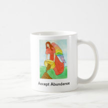 Accept Abundance Angel Mug