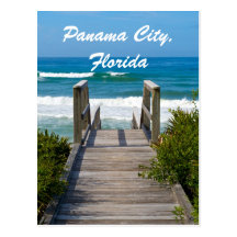 Accès de plage - carte postale