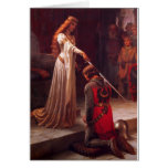 Accolade - Edmund Blair Leighton (1901) Cartes De Vœux