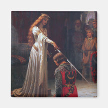 Accolade - Edmund Blair Leighton Refrigerator Magnet