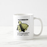 Accordion (humorously defined) coffee mugs