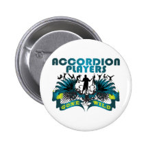 Accordion Players Gone Wild Pinback Buttons