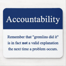 Accountability Mousepad