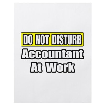 Accountant At Work by accountantshirts