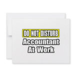 Accountant At Work invitations