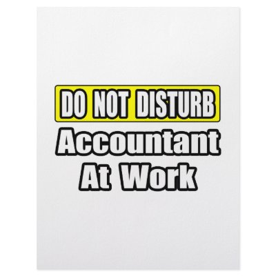 Accountant At Work by accountantshirts