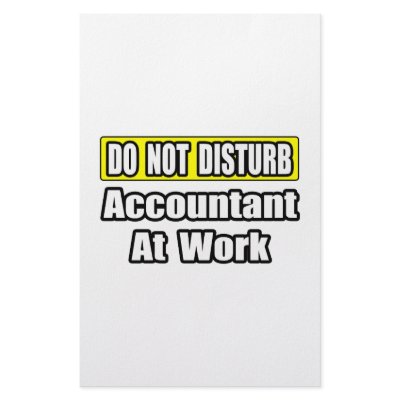 Accountant At Work by accountantshirts
