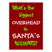 Accountant Christmas Card - Joke - Personalisable