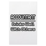 Accountant...Drinks Well With Others stationery