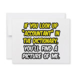 Accountant In Dictionary...My Picture invitations