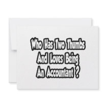 Accountant Joke...Two Thumbs