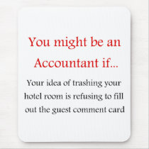 Accountant Mouse pad