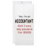 Accountant Powers Funny Office Humour Saying