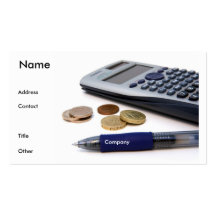 Accountant Profile Card Business Card Templates