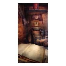 Accountant - Santa's Workshop - Behind the scenes Photo Card Template