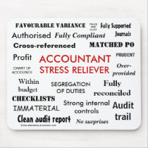 Accountant Stress Reliever - Stress Manager Mousemat
