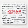 Accountant Stress Reliever - Stress Manager Mousemat