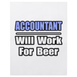 Accountant...Will Work For Beer flyers