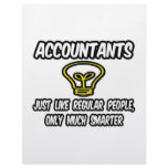 Accountants...Like Regular People, Only Smarter letterhead