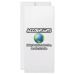 Accountants...Making the World a Better Place rack cards