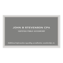 Accounting  Business Card