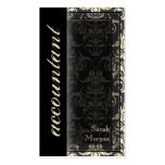 Accounting Business Card - Classy Damask Pattern