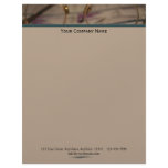 Accounting Finance Glasses in Taupe Letterhead