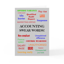 Accounting Swear Words! (multicolour) Classic