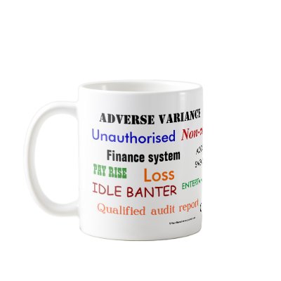 Accounting Swear Words!! (multicoloured) Coffee Mug by accountingcelebrity
