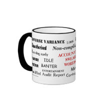 Accounting Swear Words! Rude Accountant Mug