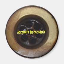 Accounts department,bill reminder, must pay refrigerator magnet