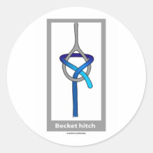 Accroc de Becket Adhésif Rond